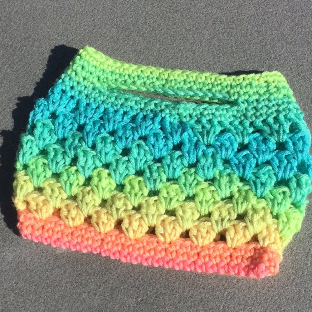 Cute Girls Small Clutch Play Purse in Neon Ombré